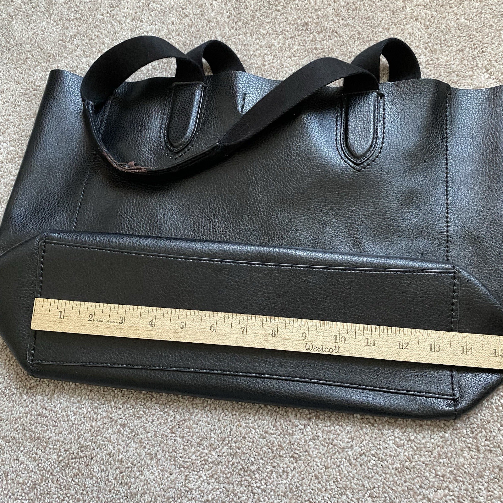 COACH LARGE DERBY TOTE IN PEBBLE LEATHER 59818 SHOULDER BAG HANDBAG PURSE SADDLE