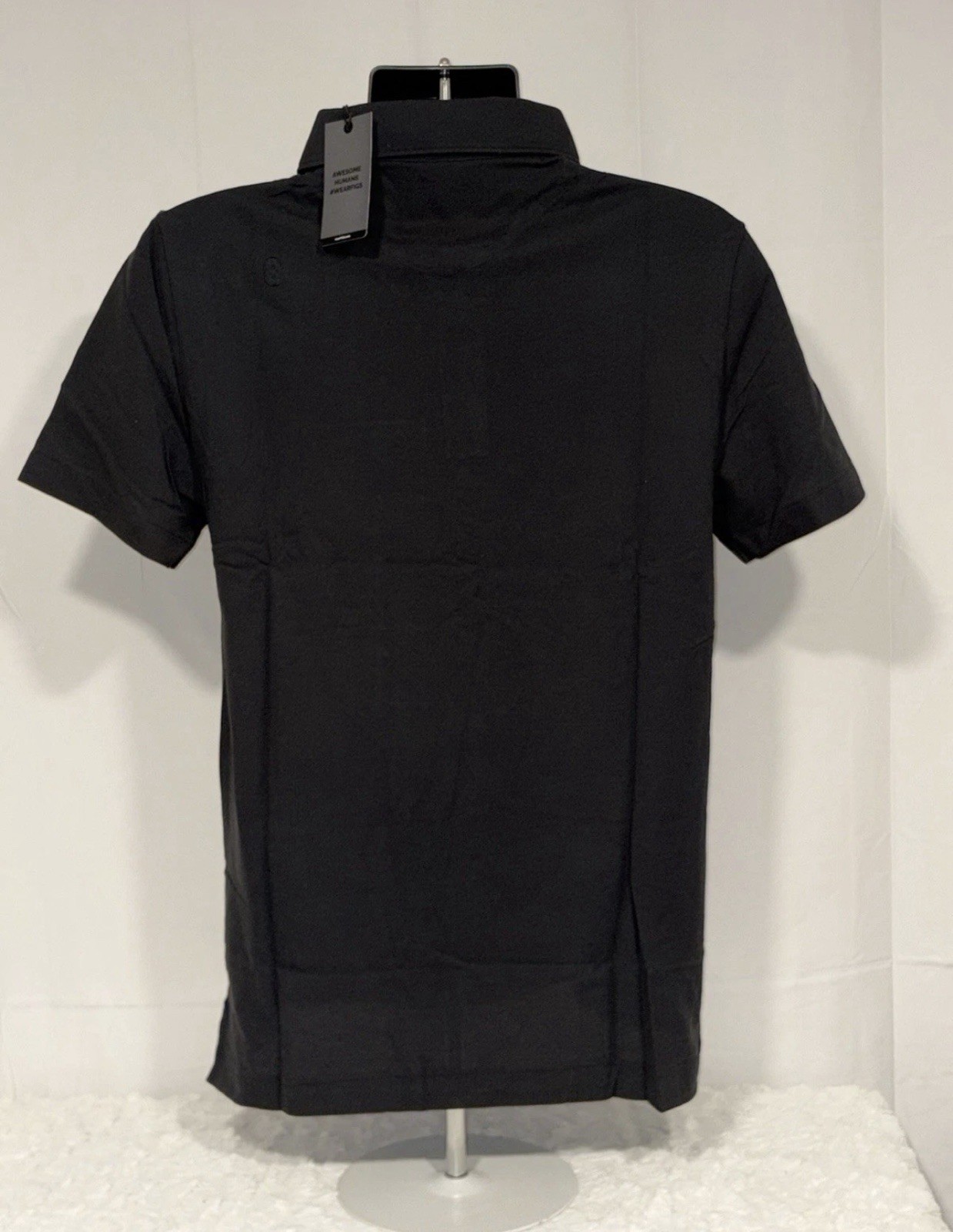 Lot Of 2 FIGS FIGSPRO Mens Technical Pique Scrub Polo Black Med $90 EMS Nurse
