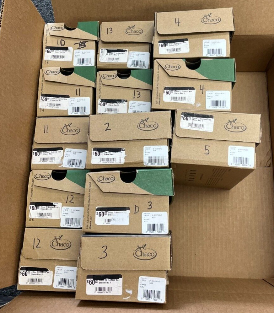 Chaco ZI Ecotread Sandals NIB Sz 1,2,3,4,5,6,10,11,12,13 US Big Kid Color Choice