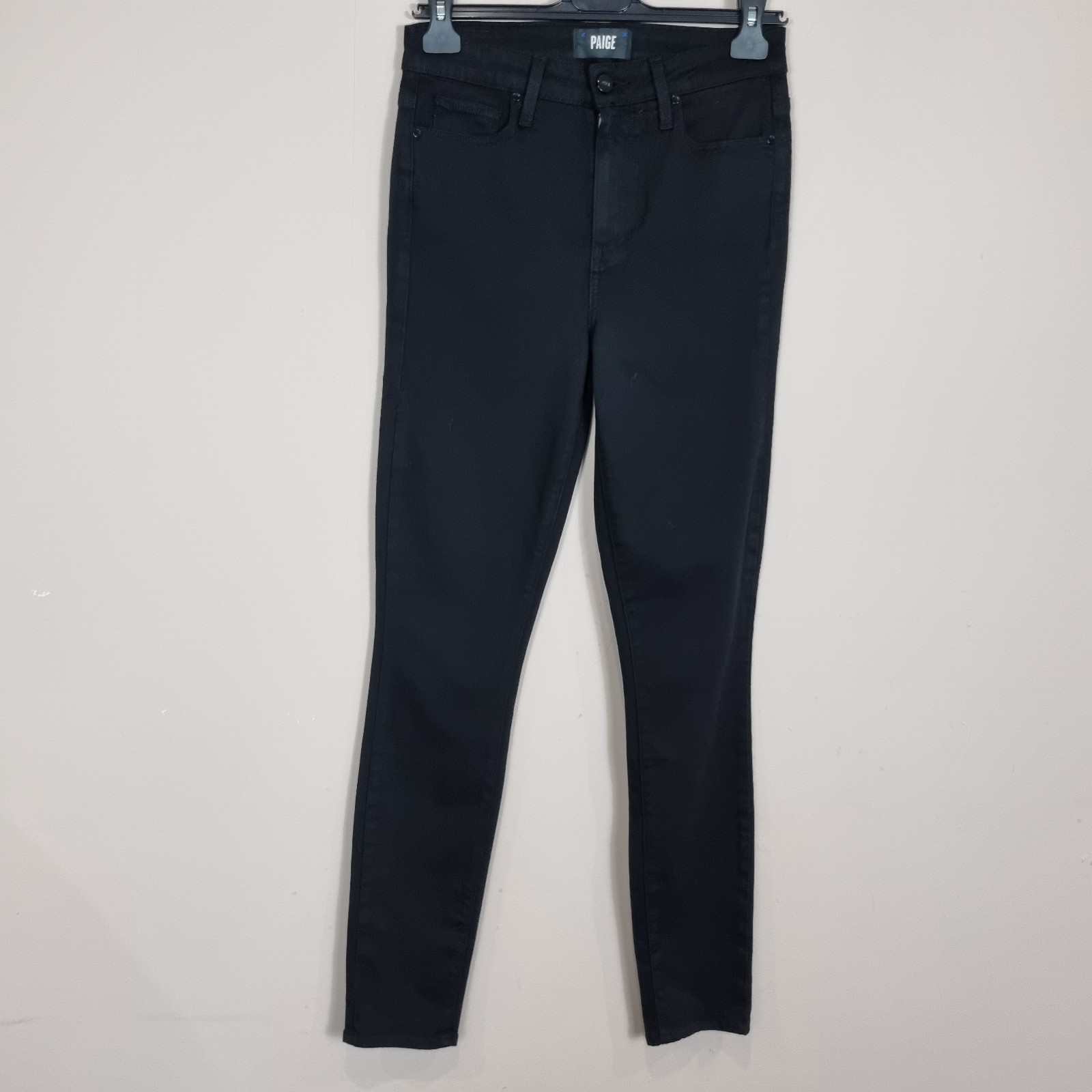 Paige Jeans Margot Ultra Skinny Black Size 26in 30in Leg Slim Excellent Con