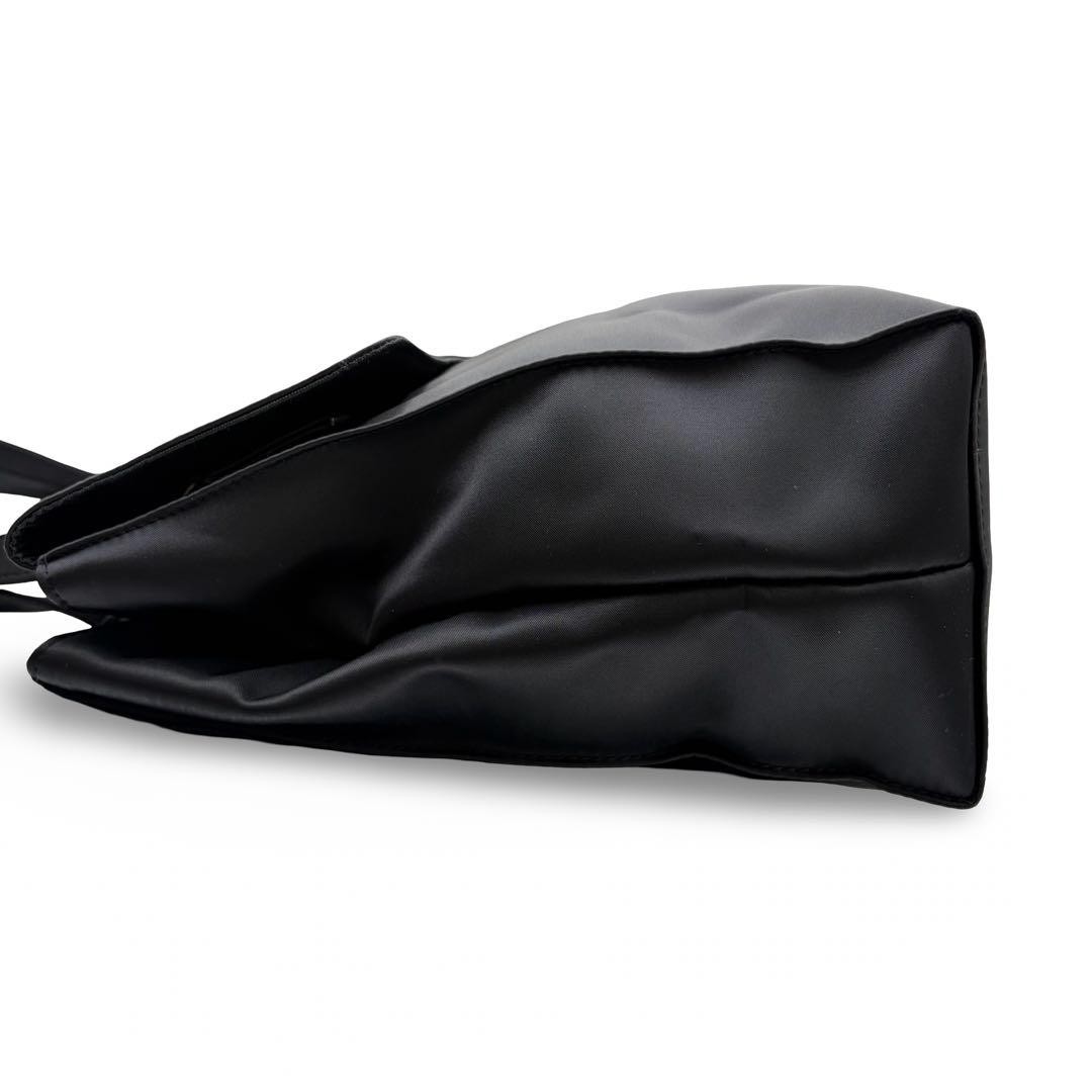 Sazaby Y2K Black Nylon Shoulder Bag Tote Japan Used 0713994