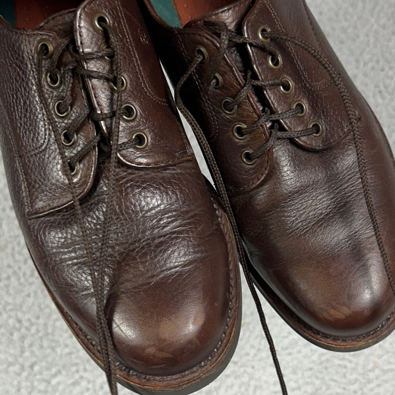 Red Wing SD Type 1 Shoes Mens 7.5D Brown Pebble Grain Leather Oxford Made In USA