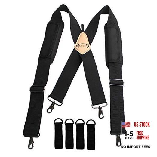 Tool Belt Suspenders work suspenders Flexible Adjustable Straps 4 Point Support