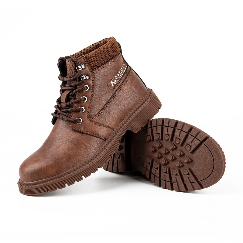 Waterproof Work Boots Mens Safety Shoes Steel Toe Botas De Trabajo Para Hombre