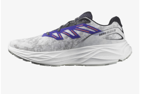 Salomon Aero Glide 2 White/Phantom/Spectrum Running Shoe Men’s US Sizes 7-14 NIB