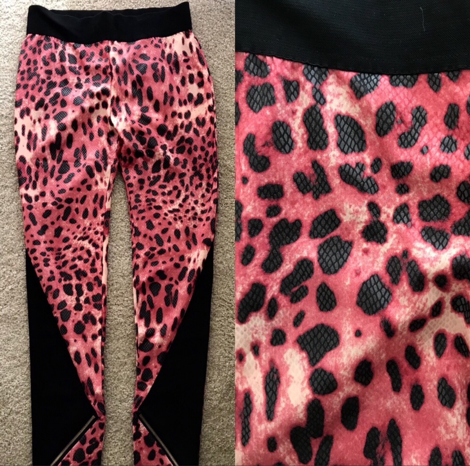 NWT The Classic LEOPARD Print LEGGINGS Medium
