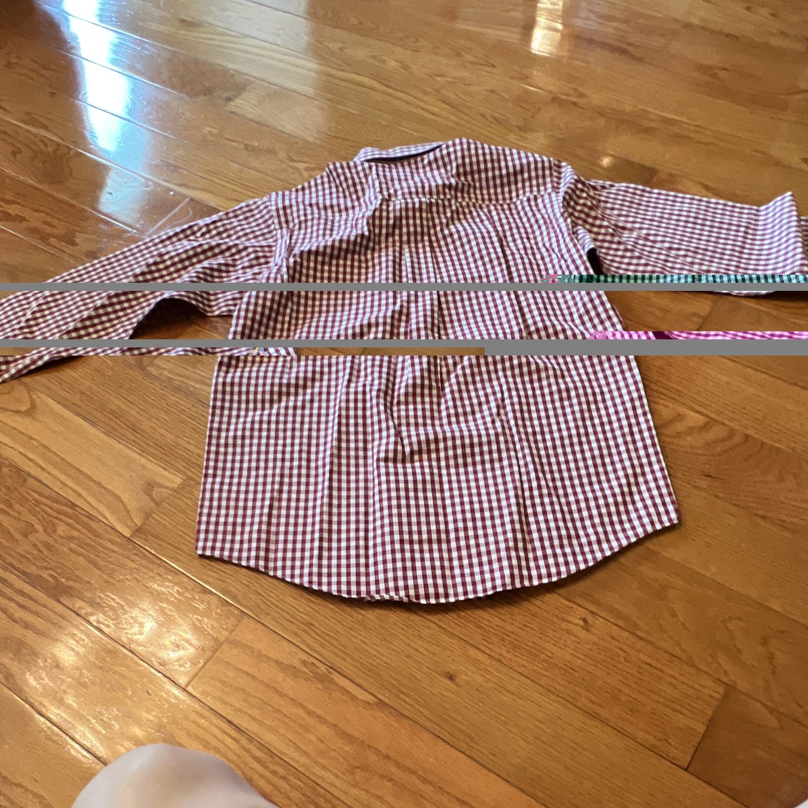Brooks Brothers Boy’s M Regular Non-Iron Check Cotton Woven Button-Up LS Shirt