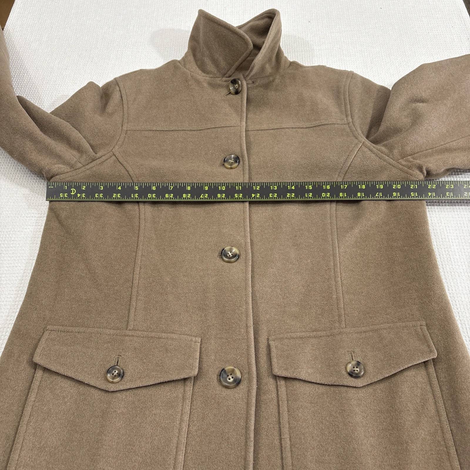 LL Bean Wool Peacoat Jacket Womens L Classic American Old Money Timeless Outdoor