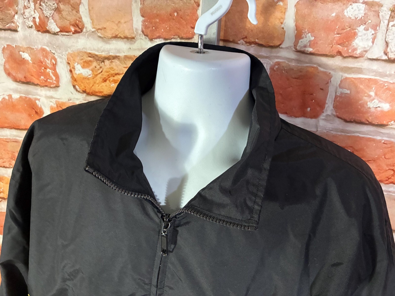 vintage Mallory Ignition Racing flames windbreaker jacket sz XL