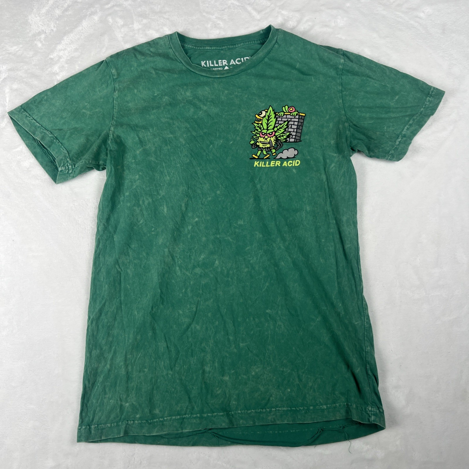 KiLLer acid, limited, edition T-shirt, size small, pre-owned