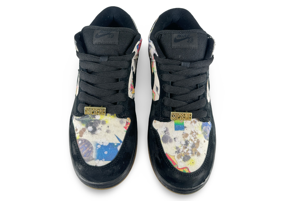 Size 8M/9.5W – Nike SB Dunk Low Supreme Rammellzee FD8778-001 Pre-Owned