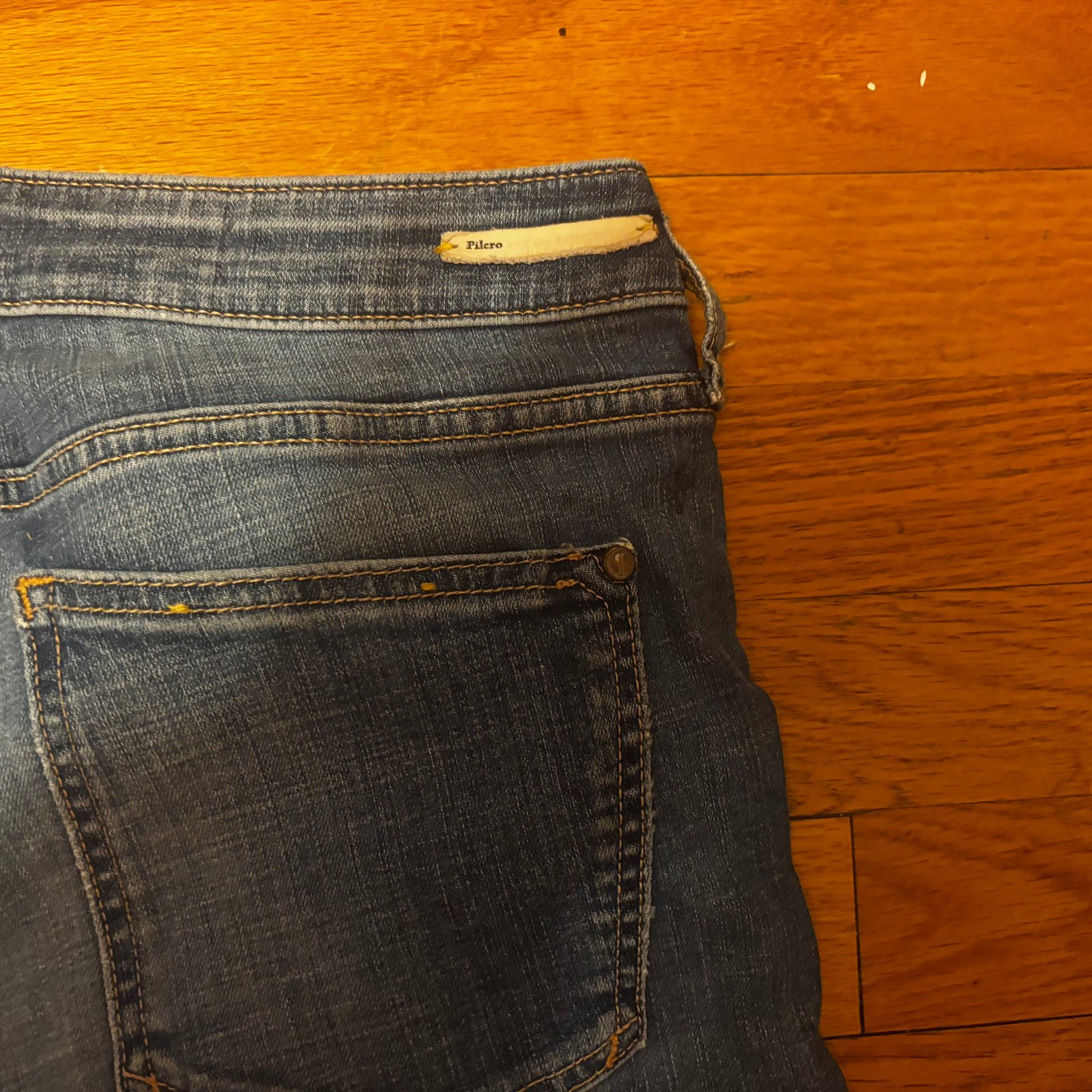 Pilcro And The Letterpress Jeans Size 31 Fit Stet Blue Denim Pants Skinny Jeans