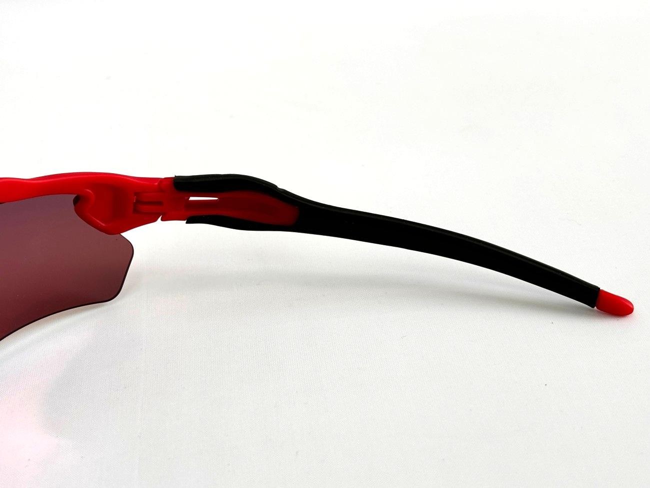NEW Oakley Radar EV Patn Sunglasses Red Frame Purple Prizm Lenses OO9208