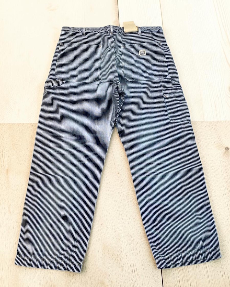 Polo Ralph Lauren Dungaree Carpenter Jeans Hickory Stripe Men’s 36×32 NWT
