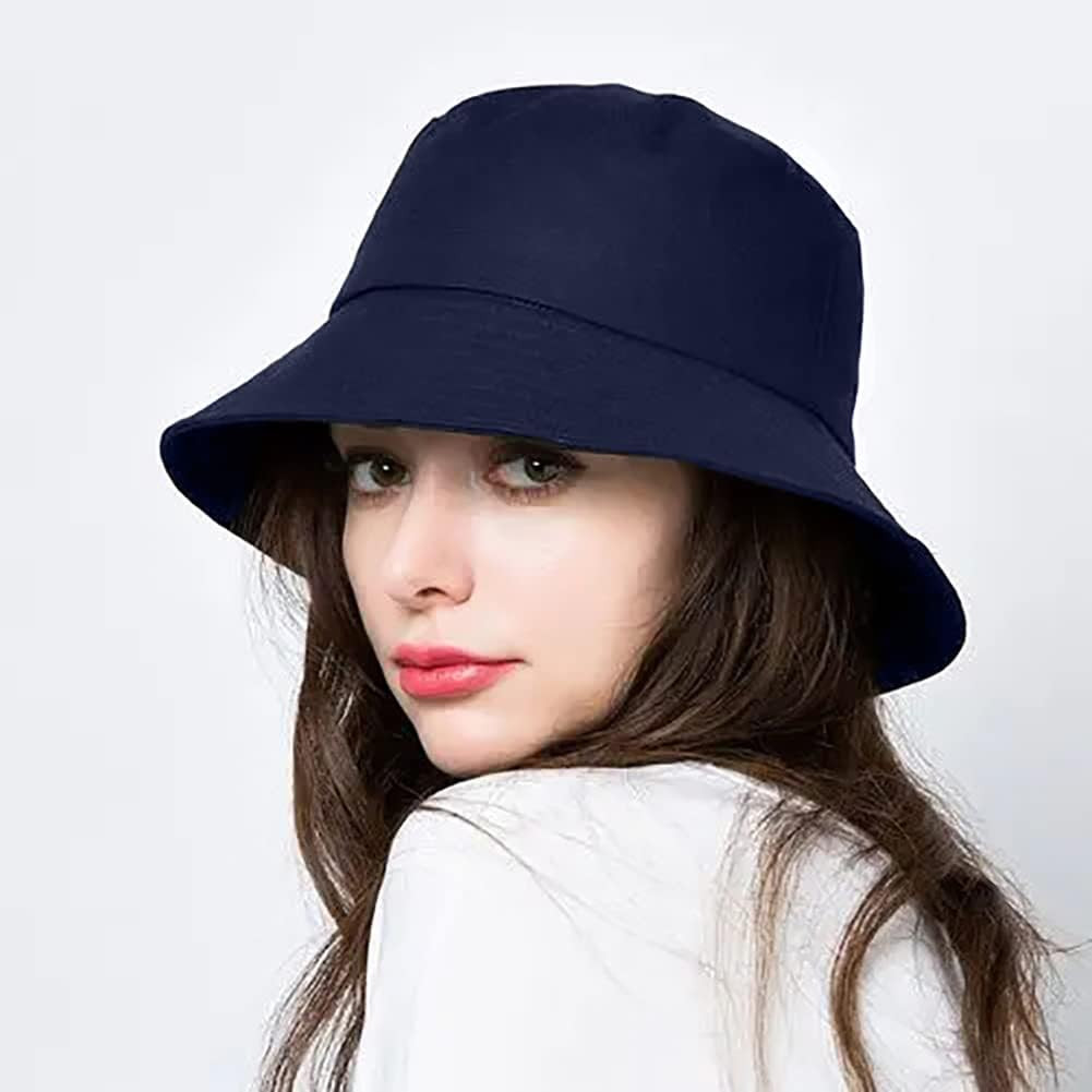 Unisex Bucket Hat Beach Sun Hat Aesthetic Fishing Hat for Men Women Teens, Rever