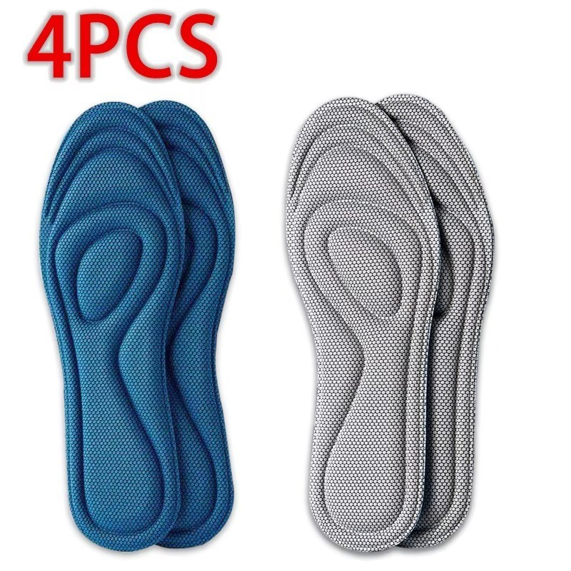 2/4 Pairs Memory Foam Orthopedic Insoles for Shoes Antibacterial Deodorization