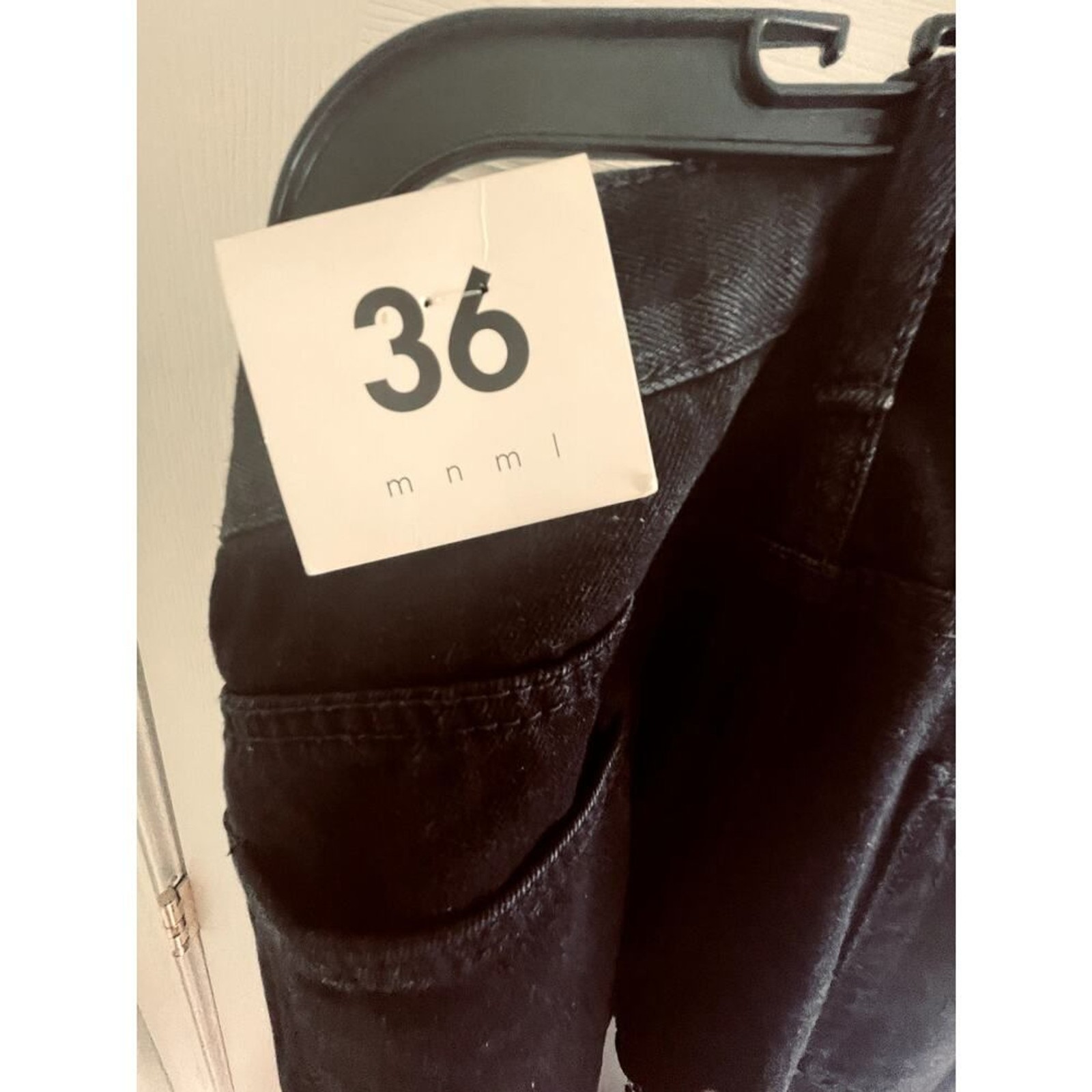 Mmnl Distressed Jeans NWT – Y2K Straight Leg Jeans – 36W – Black – New With Tags