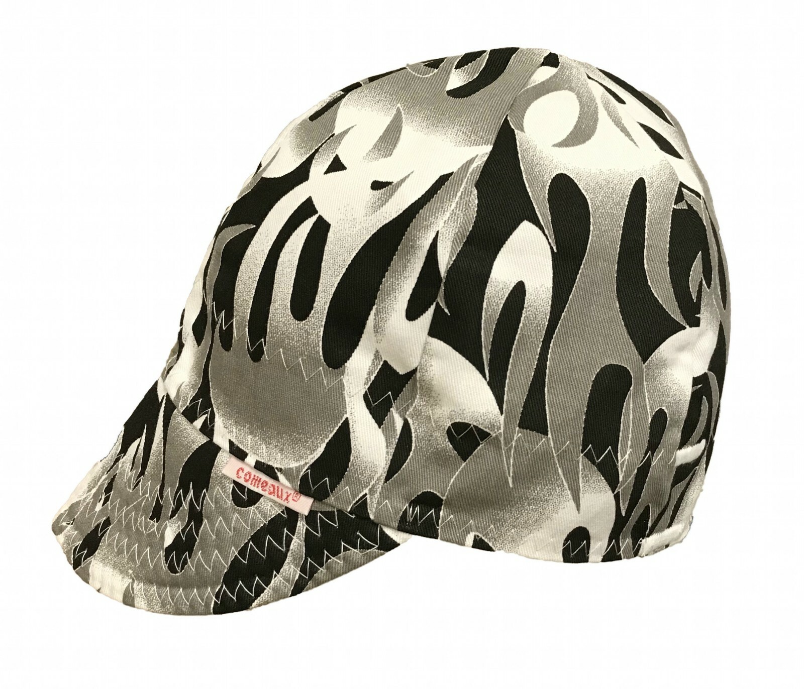 NWT Comeaux Caps Welding Welders Hats Pipe Fitter Reversible GREY FLAMES