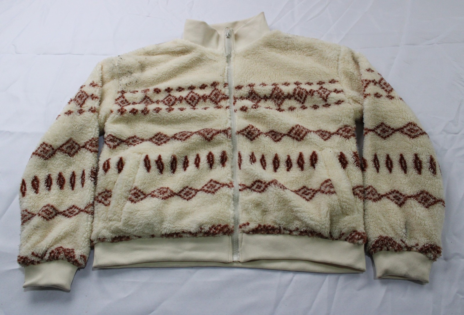 Thread & Supply Women’s Octavia Zip-Up Jacket CN6 White Smoke Large (10-12)