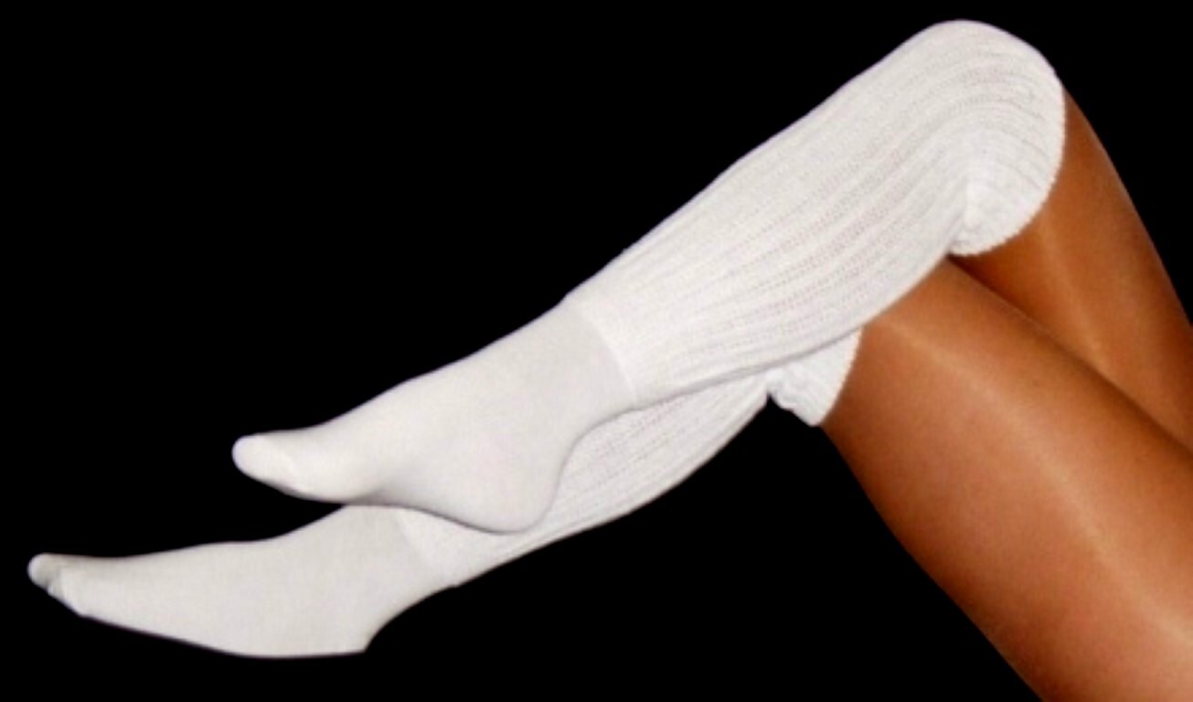 Slouch Socks Scrunch Calf to Knee Workout Long Hooters Uniform run walk warm new