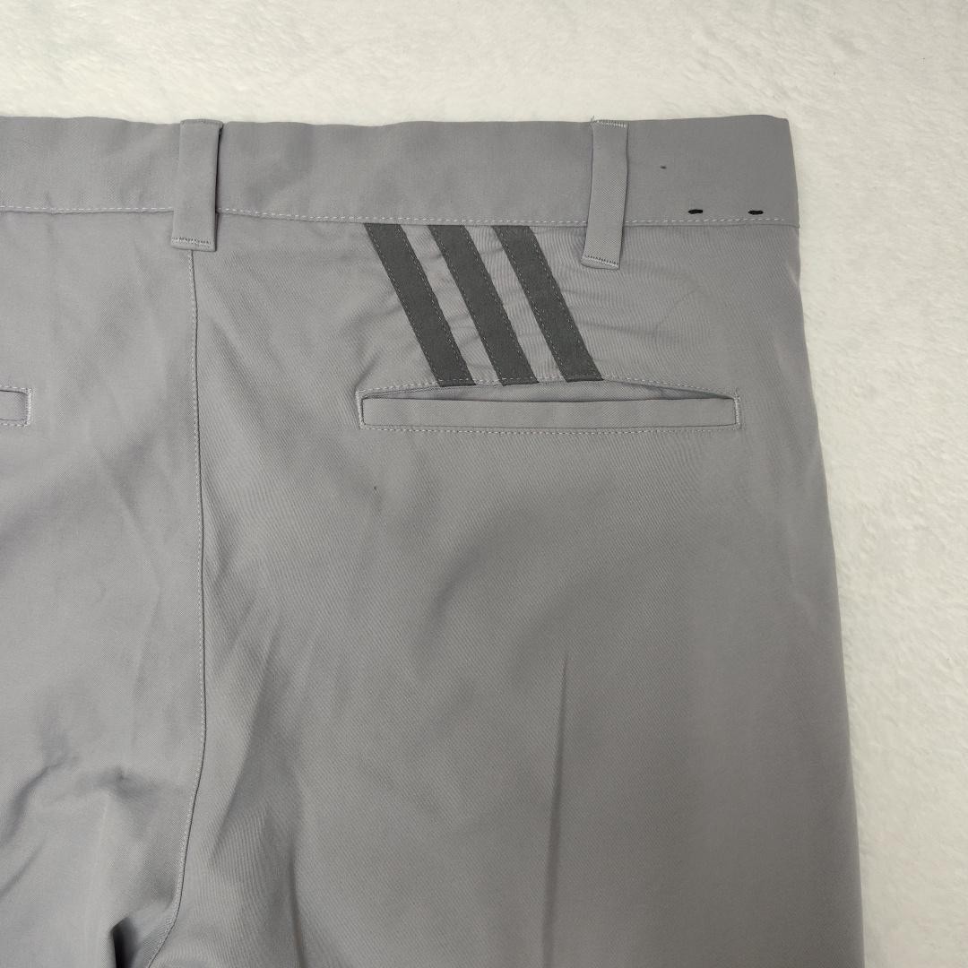 Adidas Golf Pants Mens 32×32 Gray Performance Stretch Chino 3-Stripes B82001