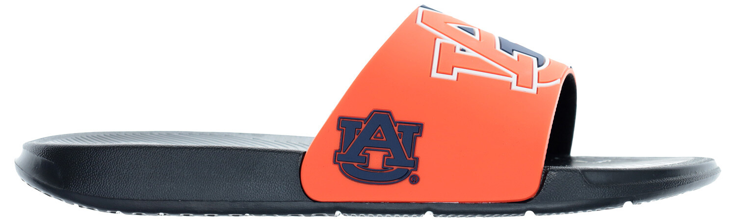 FOCO NCAA Men’s Auburn Tigers Tide Cropped Big Logo Raised Slides