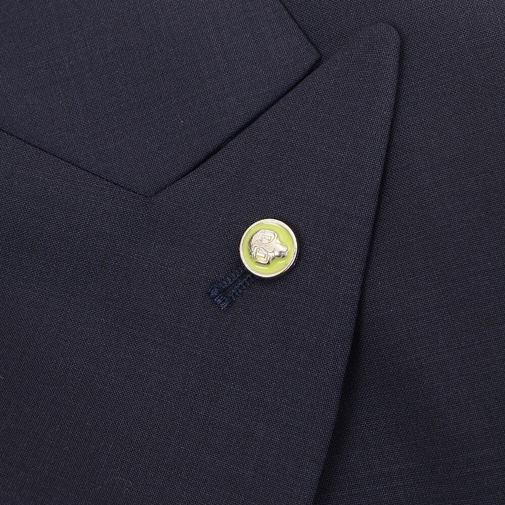 twisted tailor mens buscot suit jacket navy collared lapel pockets size 44l