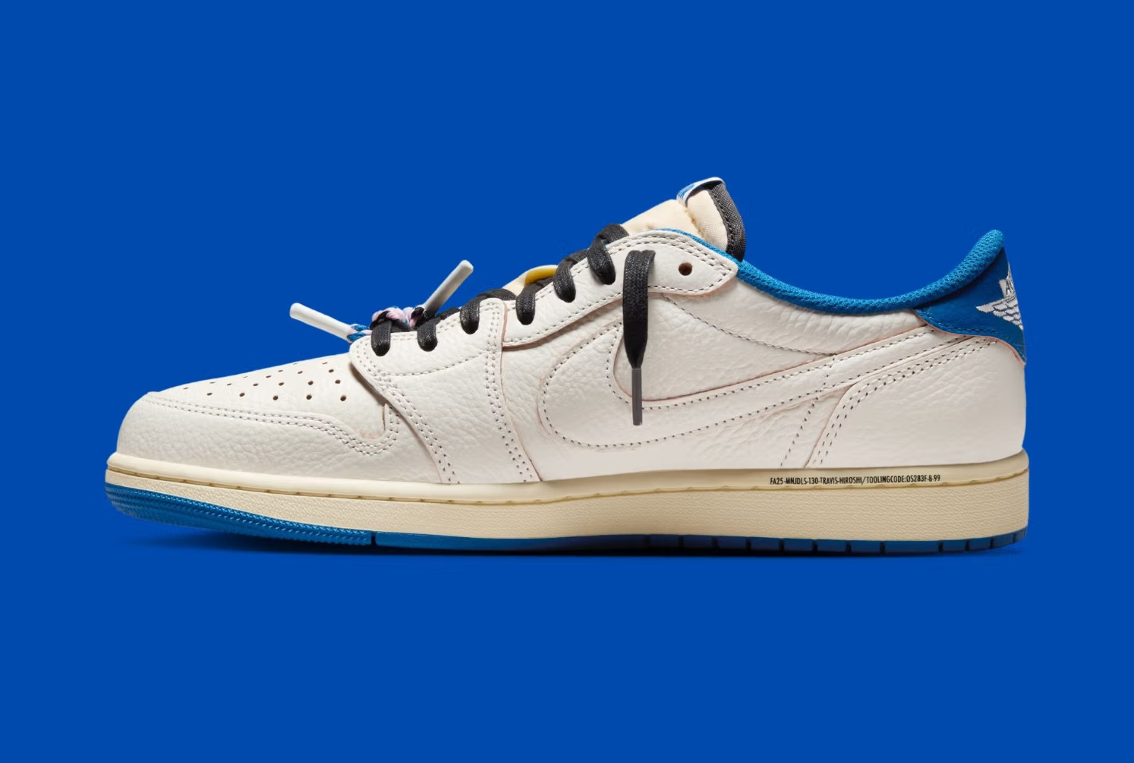 2025 Travis Scott Jordan 1 Low Fragment Military Blue | Size 13 | DM7866-104