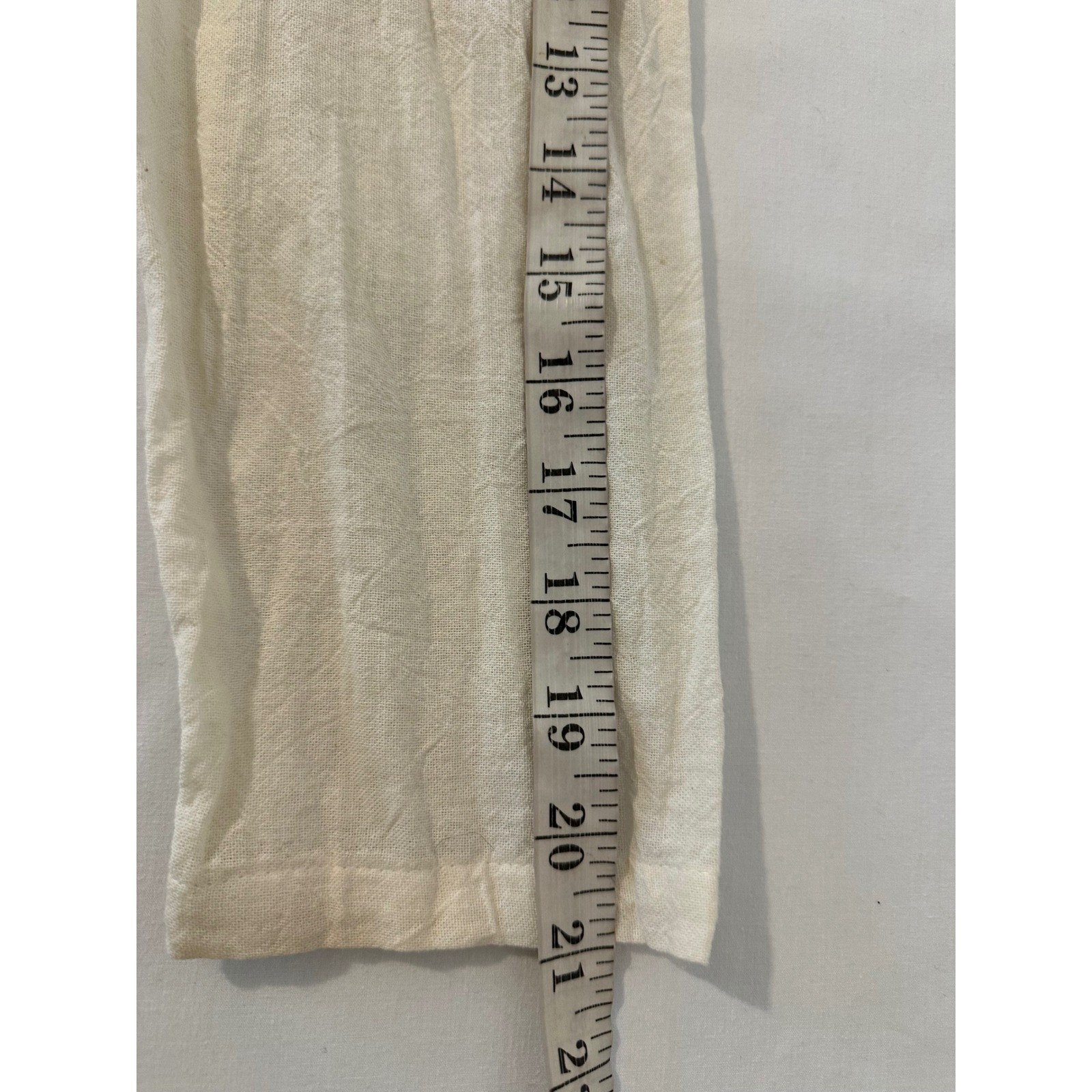 Vtg 80s 90s California Tunic Top Lace Fringe Long Sleeve Ivory Size 4 USA Boho