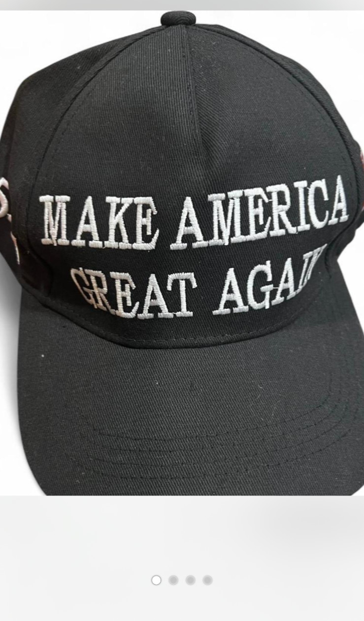 Trump 45-47 Hat..2024..Make America Great Again..MAGA..Black..Unisex