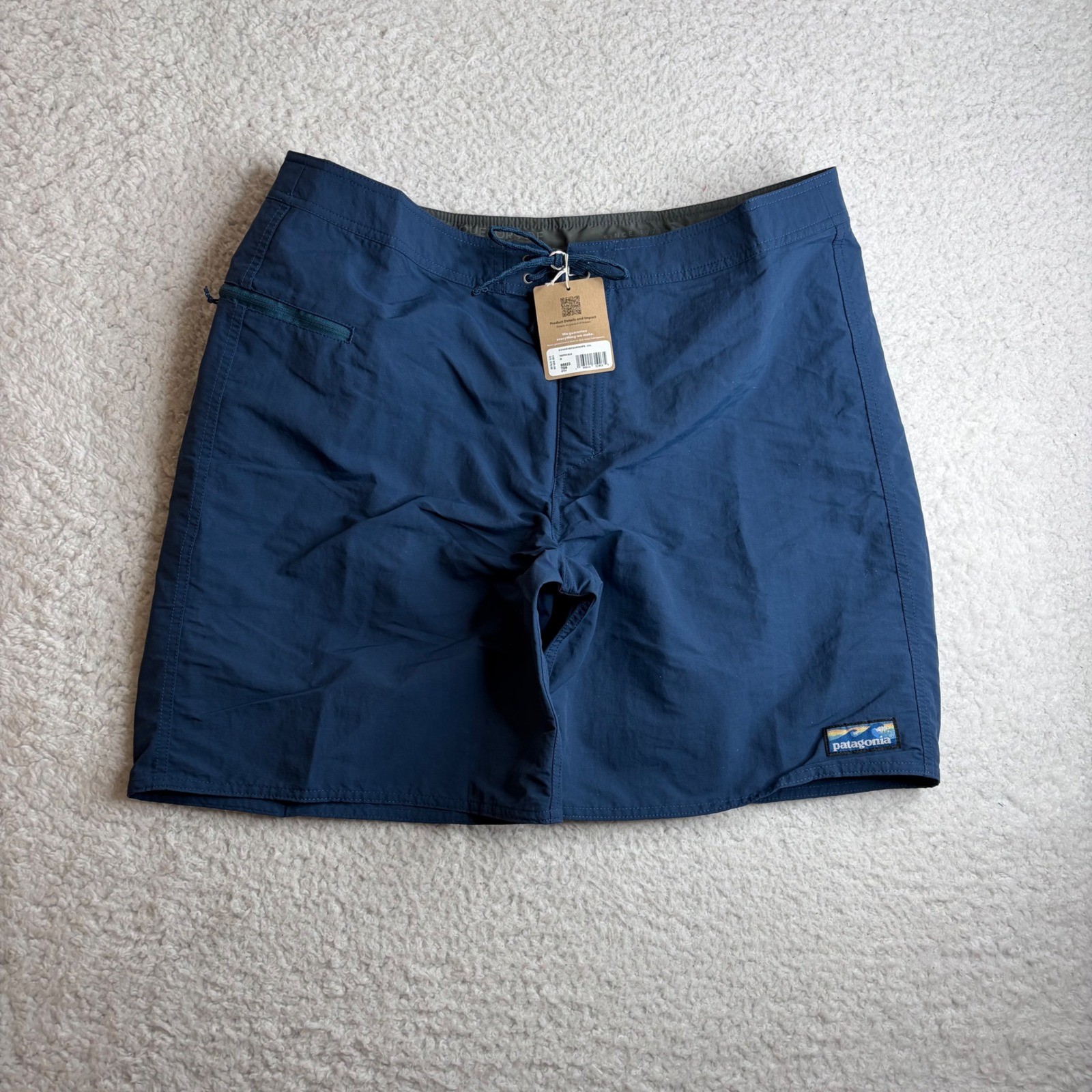 NEW Patagonia Mens Wavefarer Boardshorts 19 Tidepool Blue 86623 SP24 Size 38 NWT