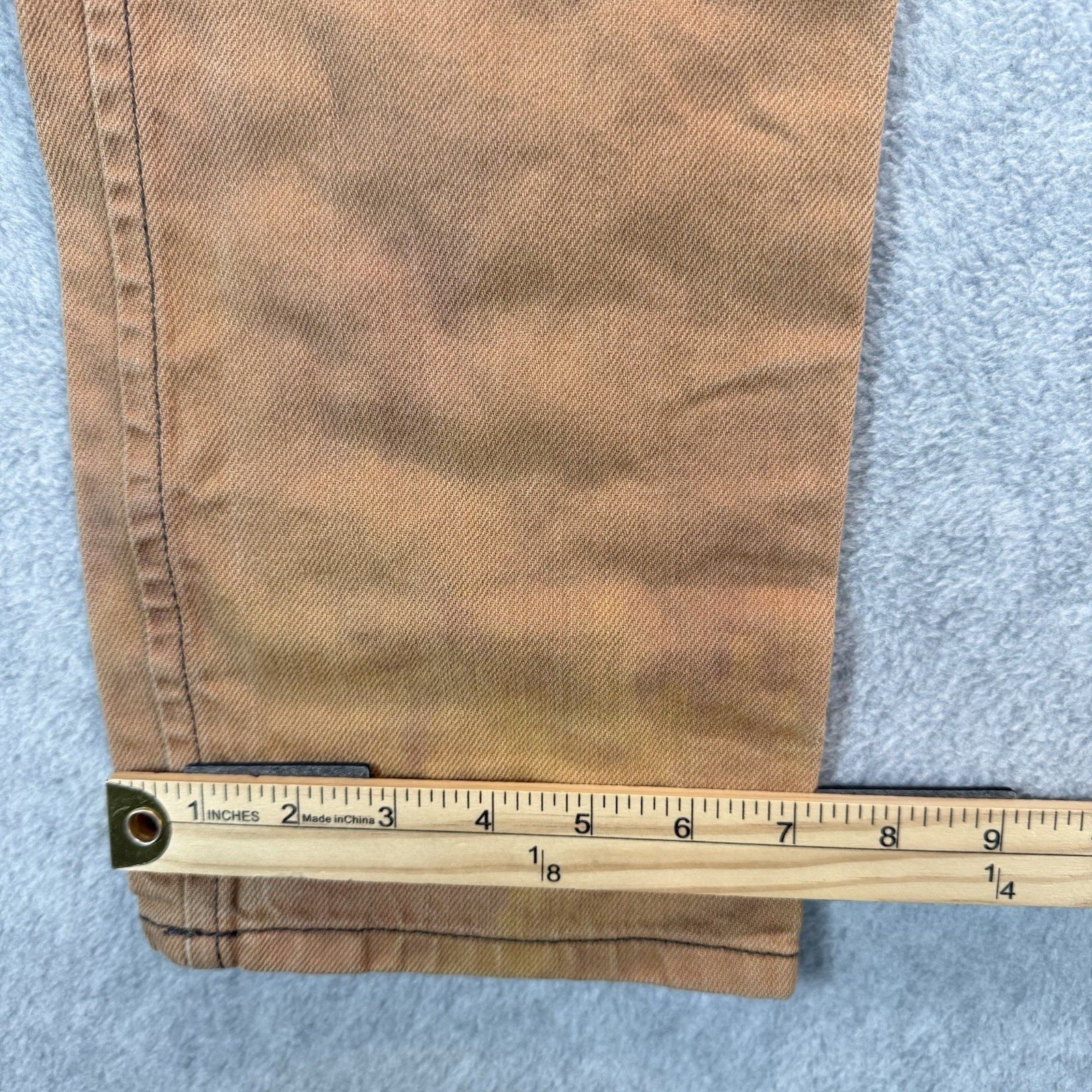 Diesel DARRON Jeans Mens 30×31 Tan Brown 3D Regular Slim Tapered Denim EUC