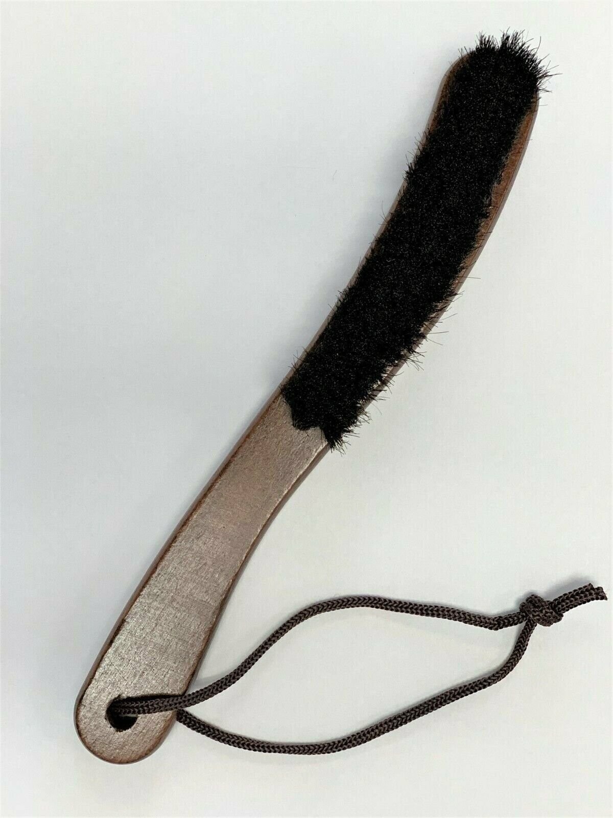 Fedora Hat Brush Felt Brush Solid Wood 100% Horsehair Curved Cleans Dust