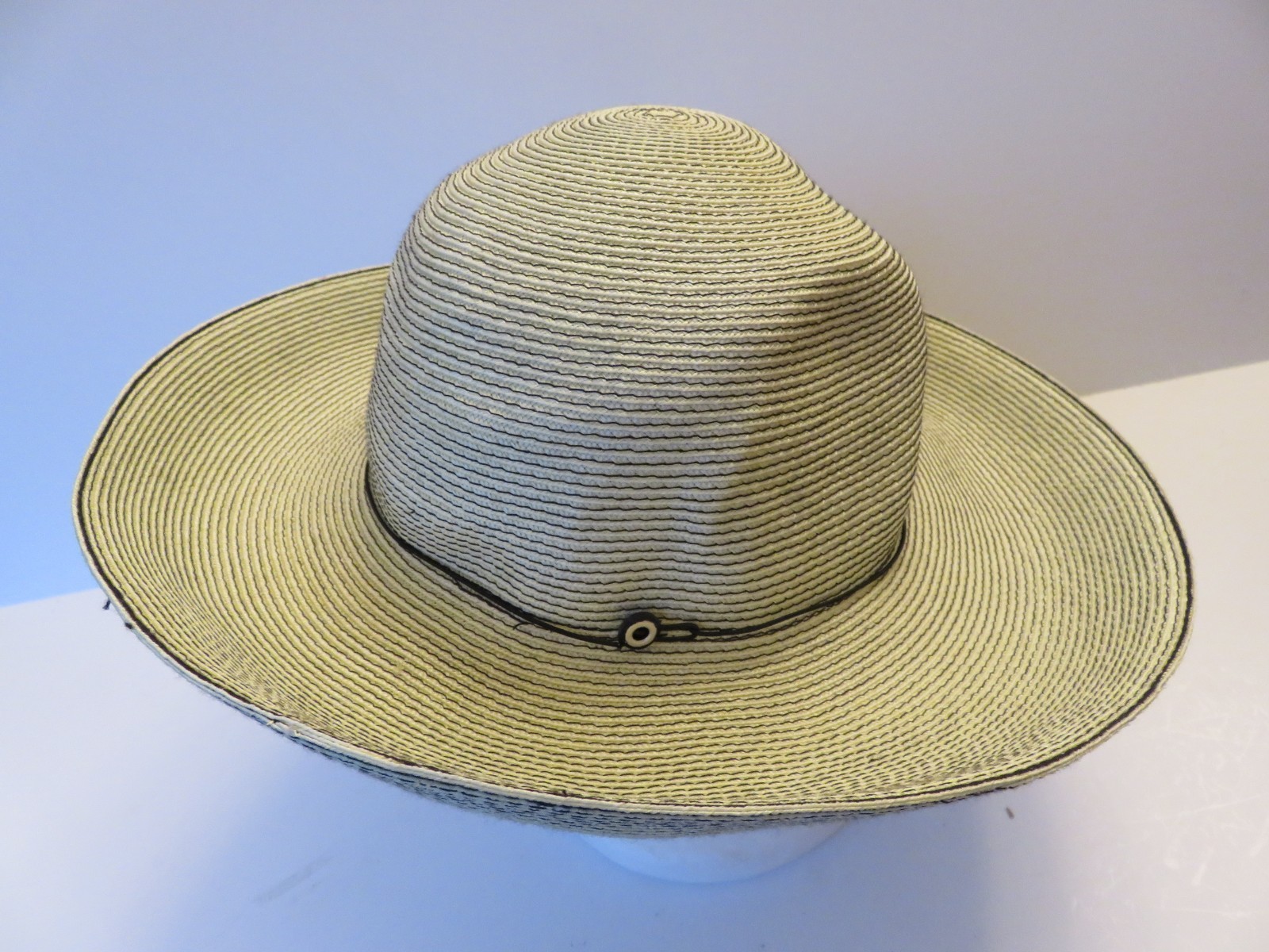 Annabel Ingall Australia Packable Crushable Green Sun Hat Wide Brim 3 3/4″