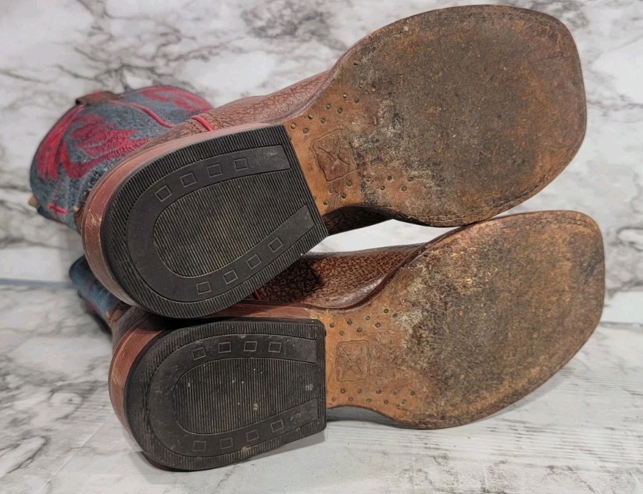 Twisted X Hooey Brown Leather Cowboy Boots MHY0020 Men’s Size 8 D