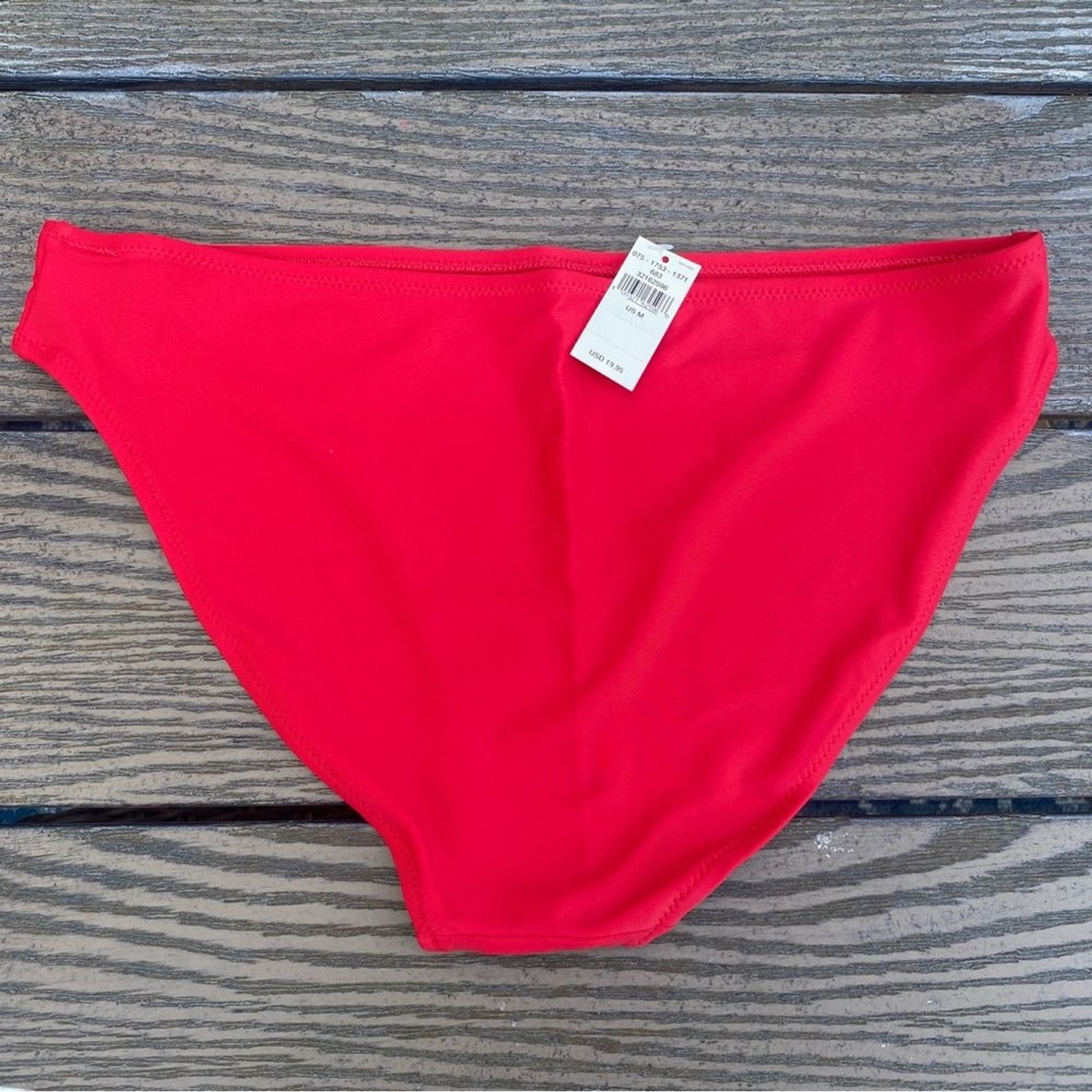 NWT aerie medium cherry red bikini bottom swim