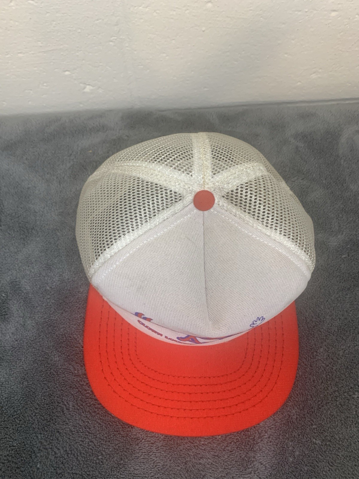 Vintage Clown SnapBack Hat Happy Acres 80’s Trucker Mesh Cap Waterville PA