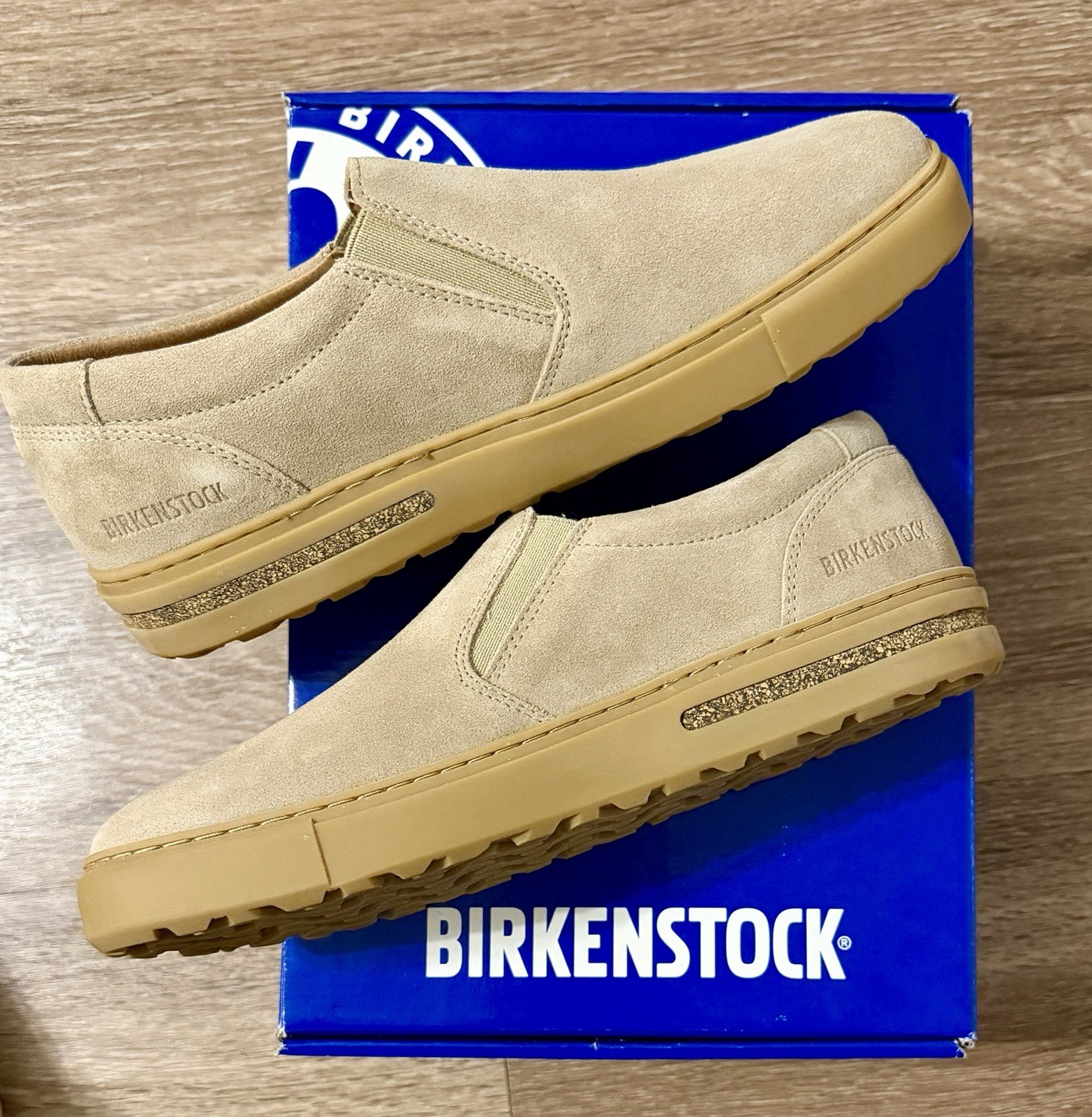 Birkenstock Oswego Suede Leather Sandcastle Shoes US M6 W8 EU39 NARROW 1023850