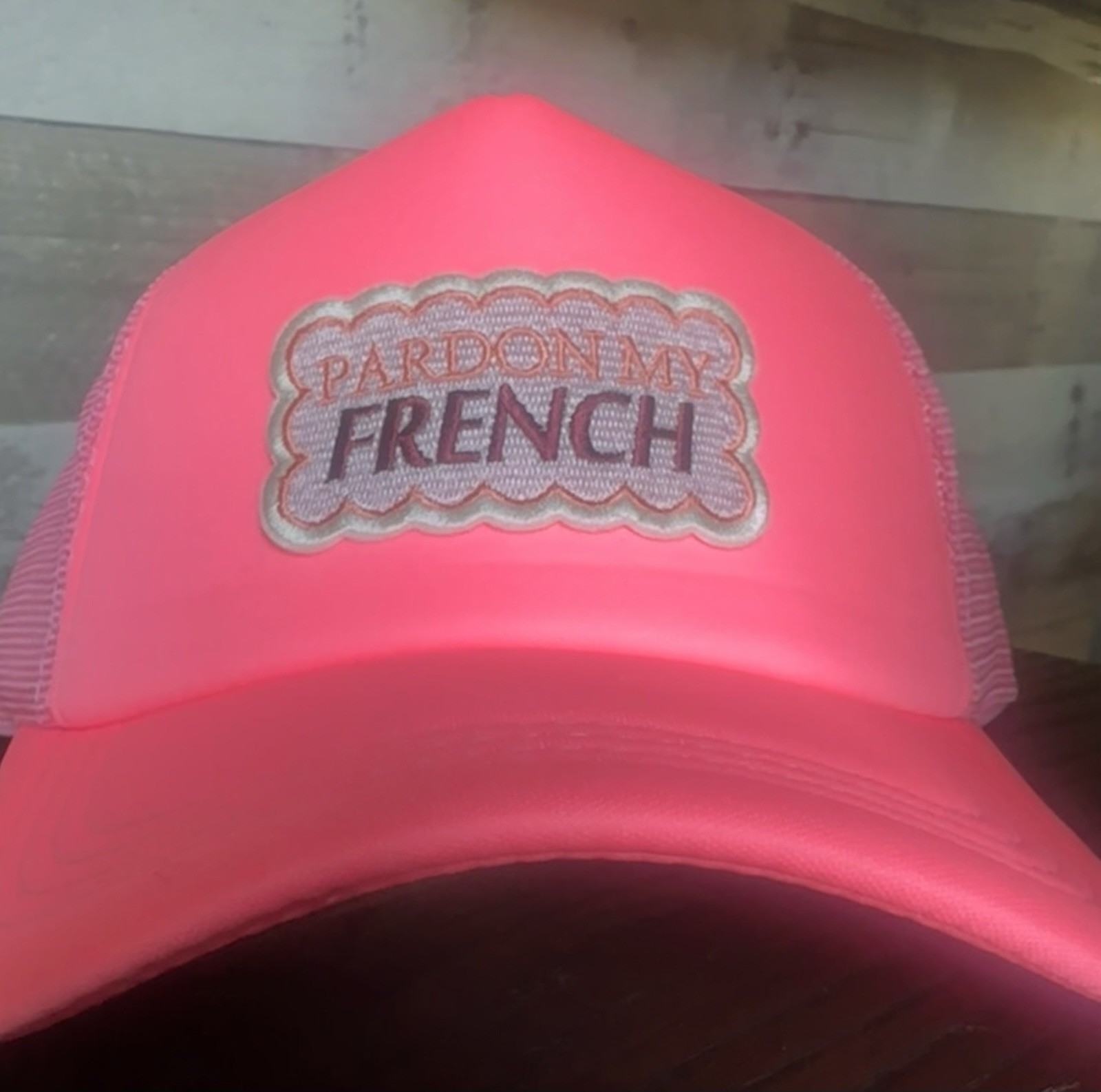 PINK Funny Quote Retro Hat Foam Mesh Baseball Cap Snapback Hats Caps Funny NEW