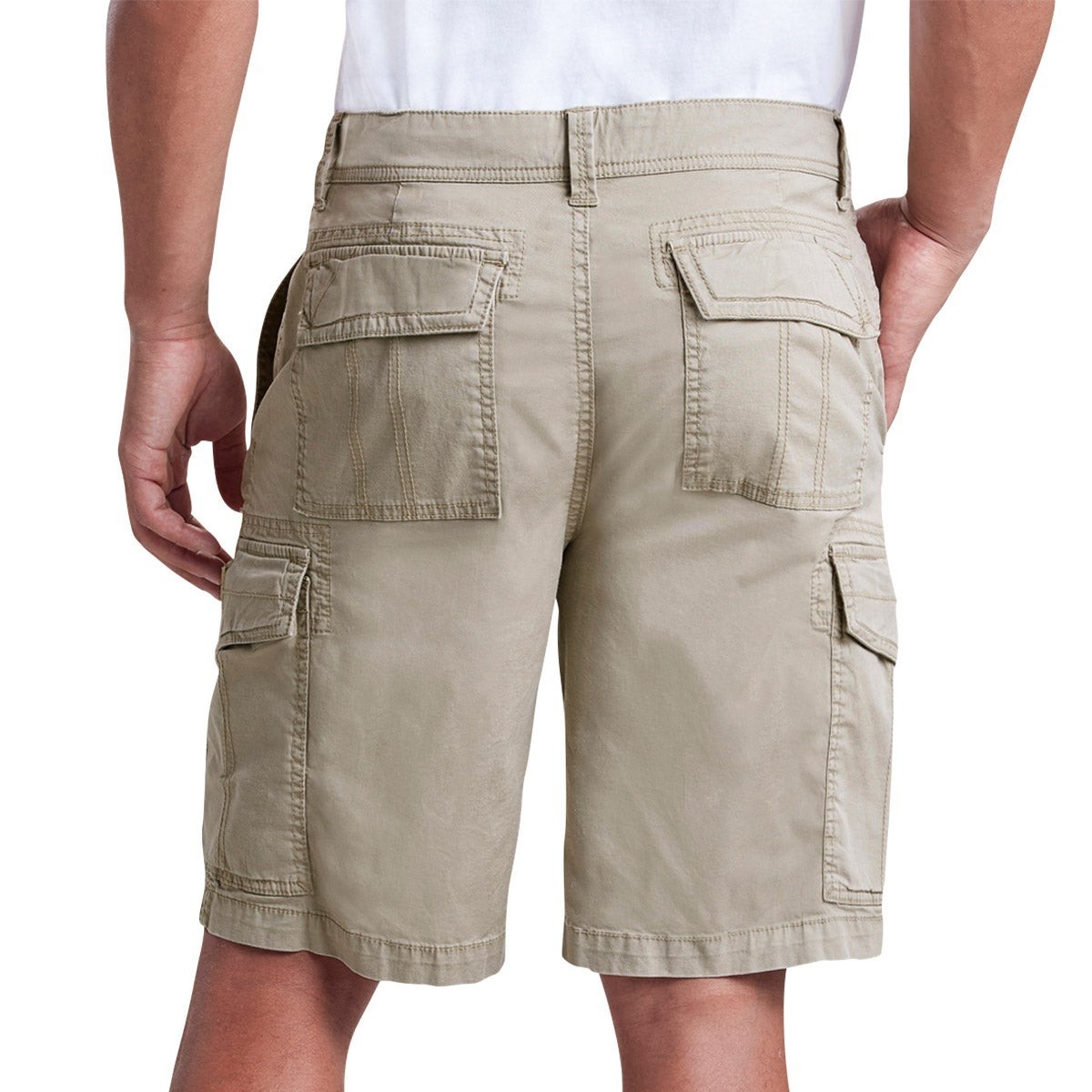 UNIONBAY Men’s Cargo Shorts Tan Color 98% Cotton Size 38, NWT