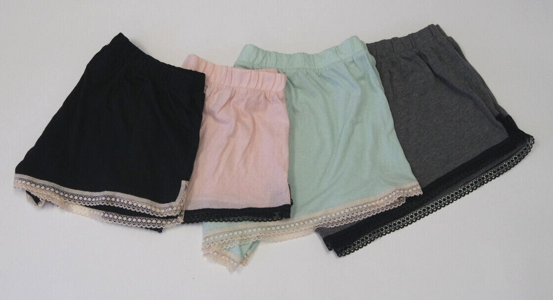VICTORIA’S SECRET PINK SLEEP SHORTS WITH LACE Sz S