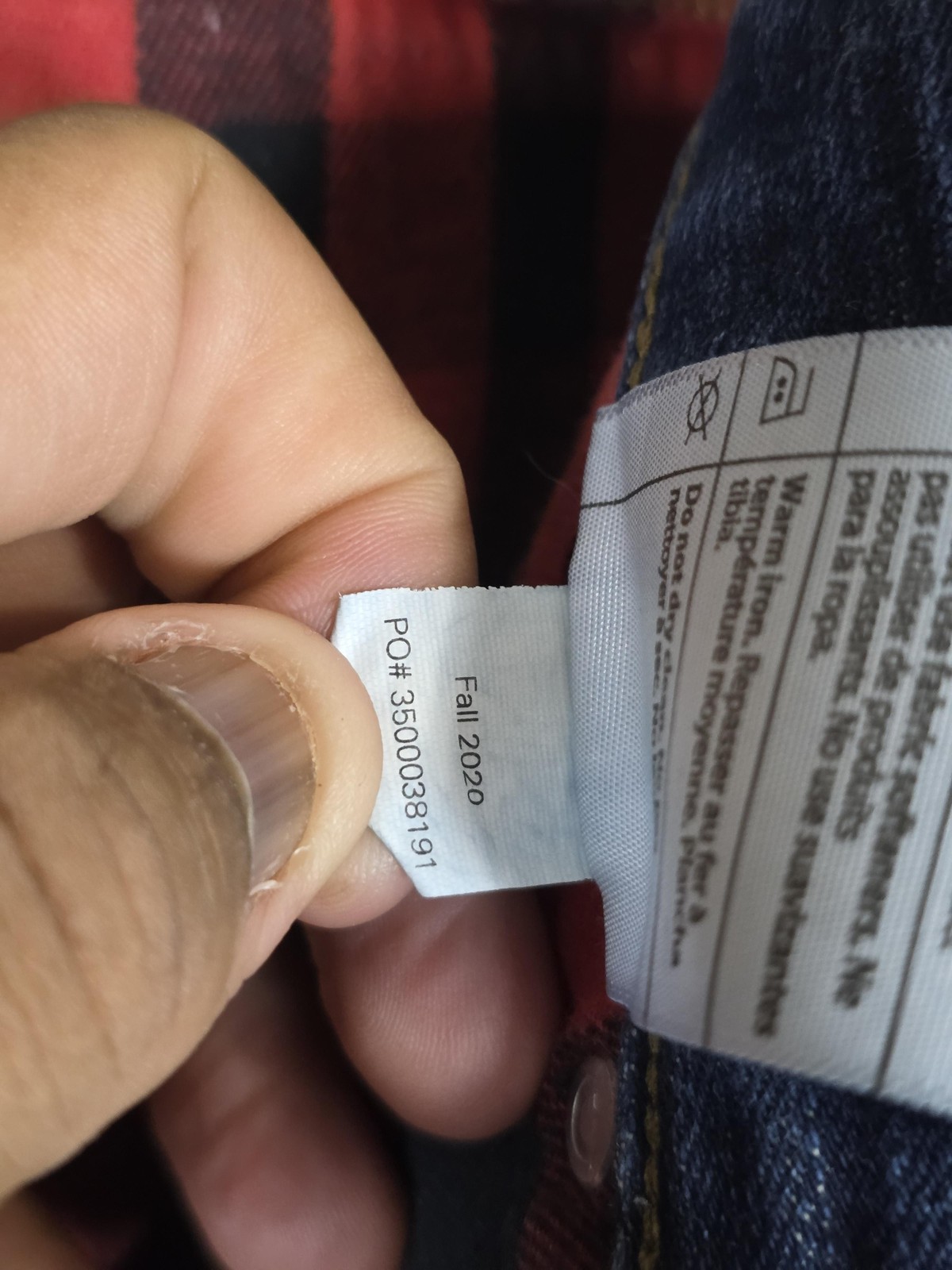 Carhartt Jeans Womens 8 Regular Blue Flannel Lined Original Fit Straight 102729