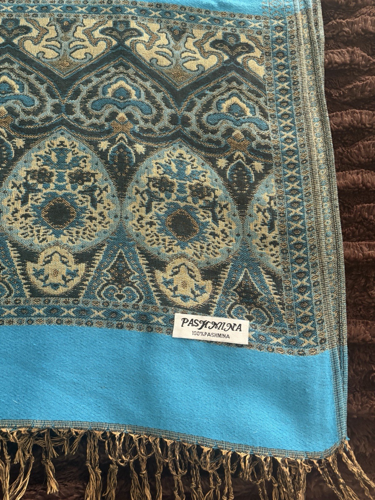 100% Pashmina Scarf Shawl Wrap Soft Lightweight Fringe Women’s Luxury 72 x 27