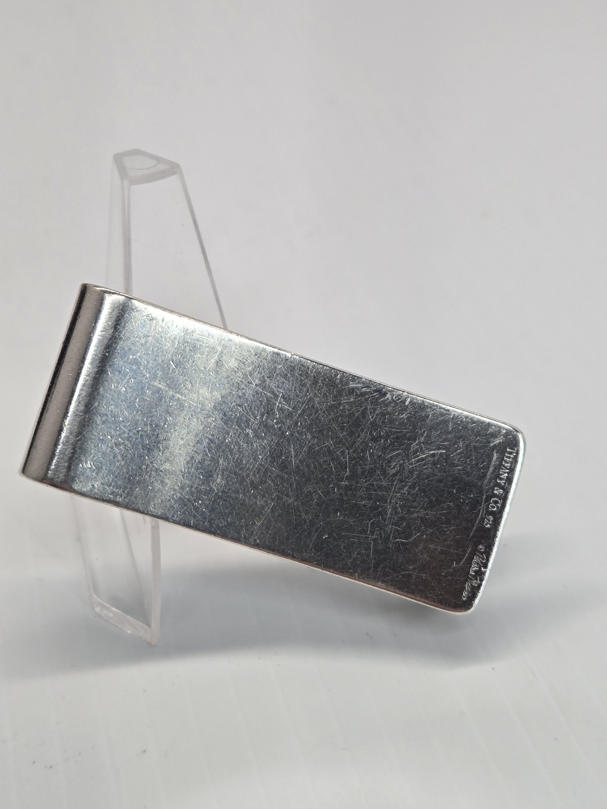 Tiffany & Co. Sterling Silver Groove Rolling Money Clip Paloma Picasso .925
