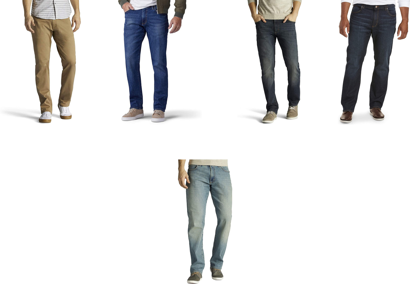 Lee Men’s Big & Tall Extreme Motion Straight Fit Tapered Leg Jeans