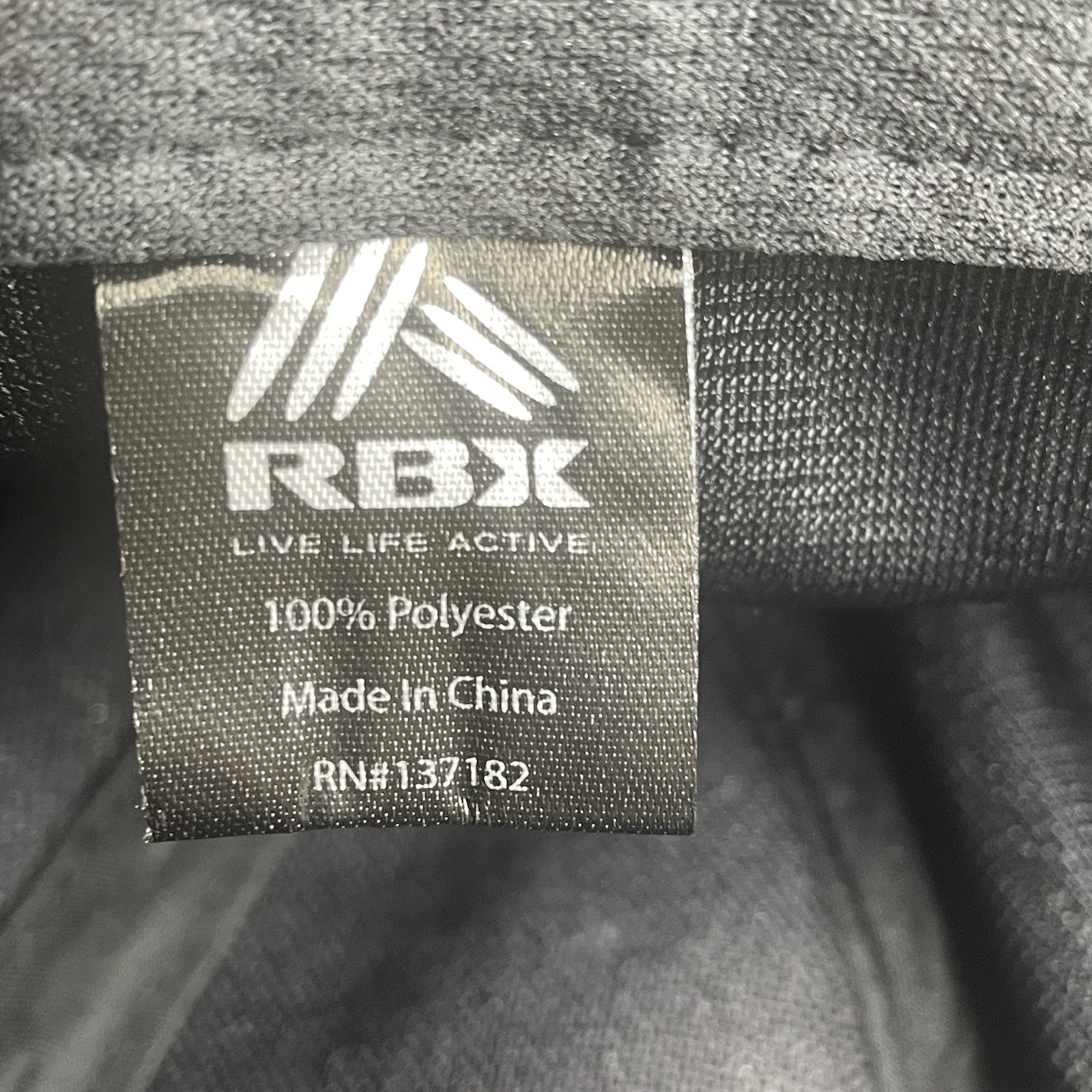 RBX Athletic Exercise Hat Gray Adjustable Strapback Baseball Rugged Bear Dad Cap