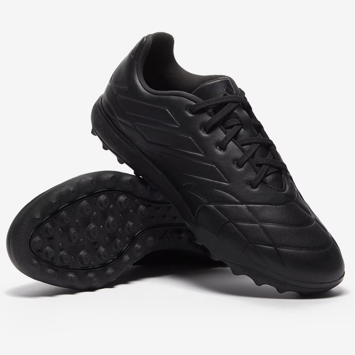 Adidas Copa Pure 3 Turf Men’s Soccer Cleats Black Leather Shoe #321