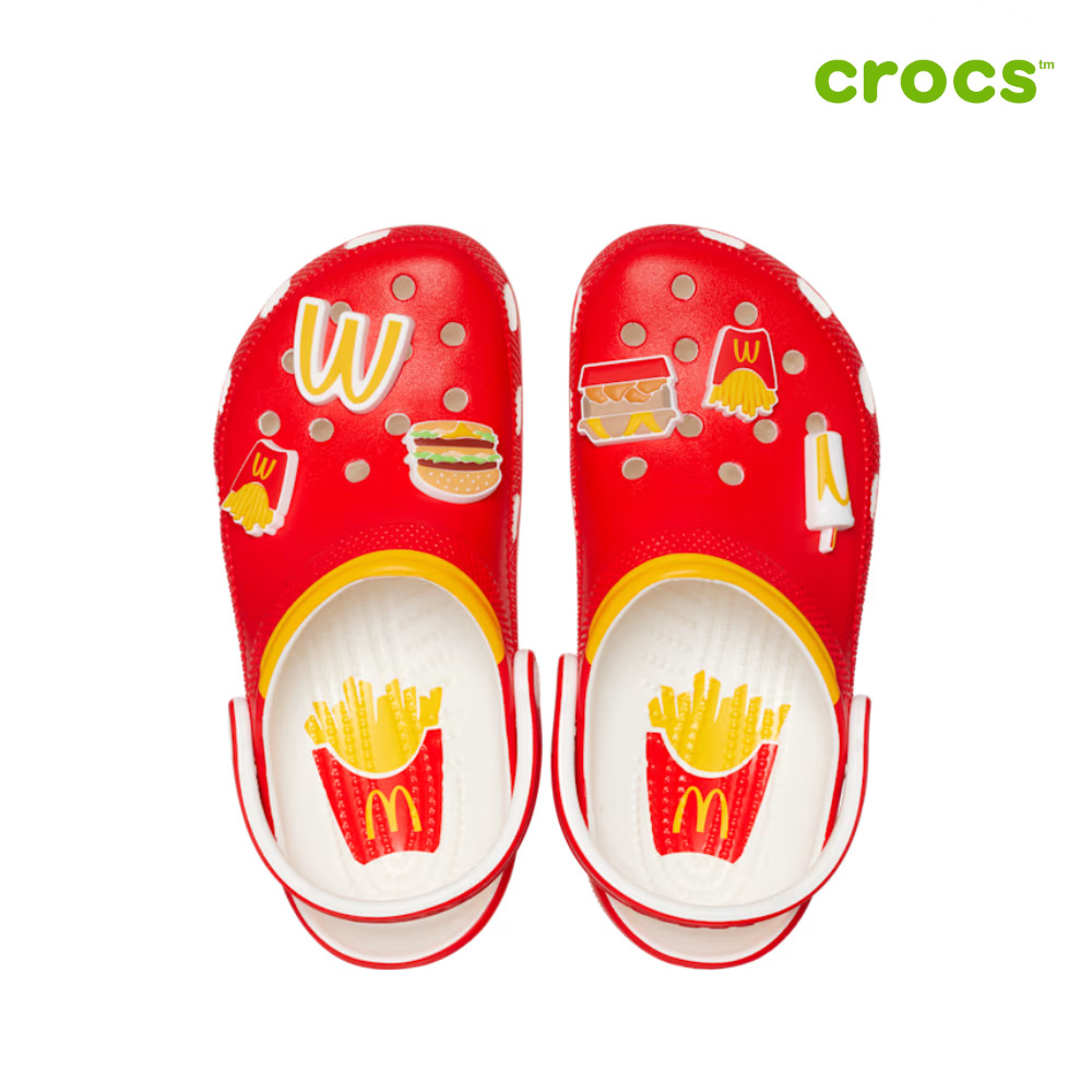 NEW CROCS MCDONALD’S X CROCS CLASSIC CLOG 209858-90H RED