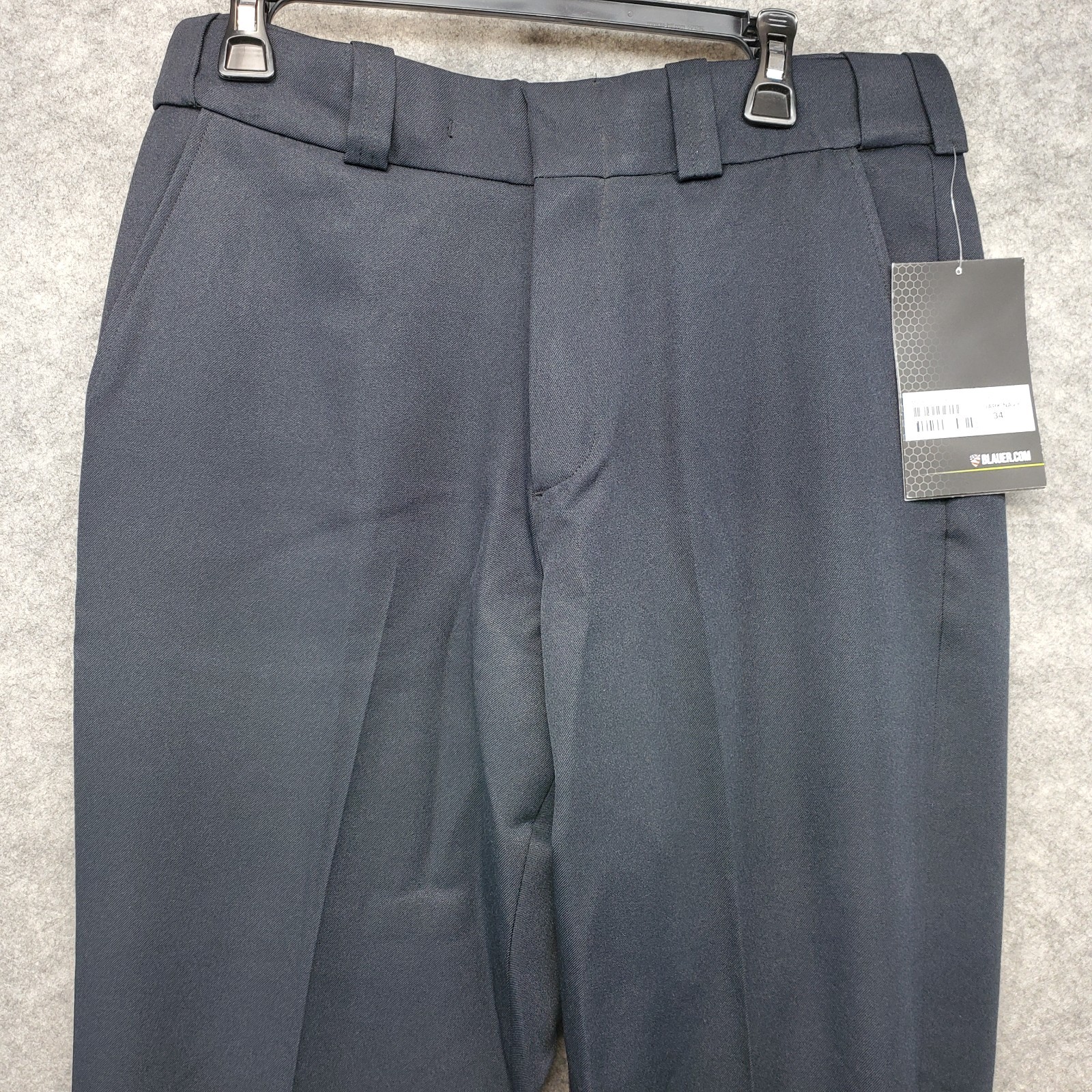 NWT Blauer Pants Men’s Size 34 Reg Navy Blue 4 Pocket Polyester Trouser 8650T