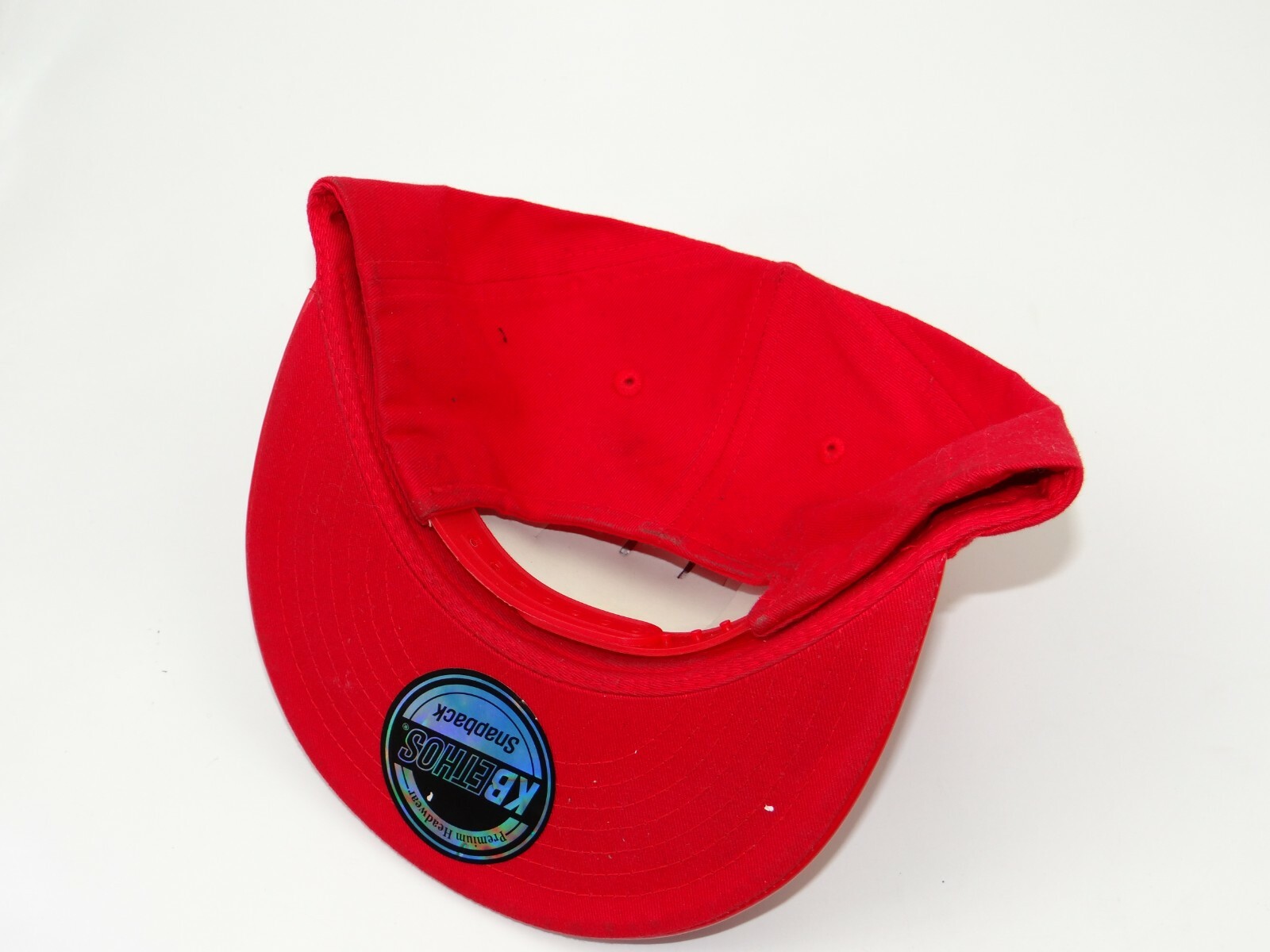 Kbethos Snapback 100% Red Fresh New York Hat